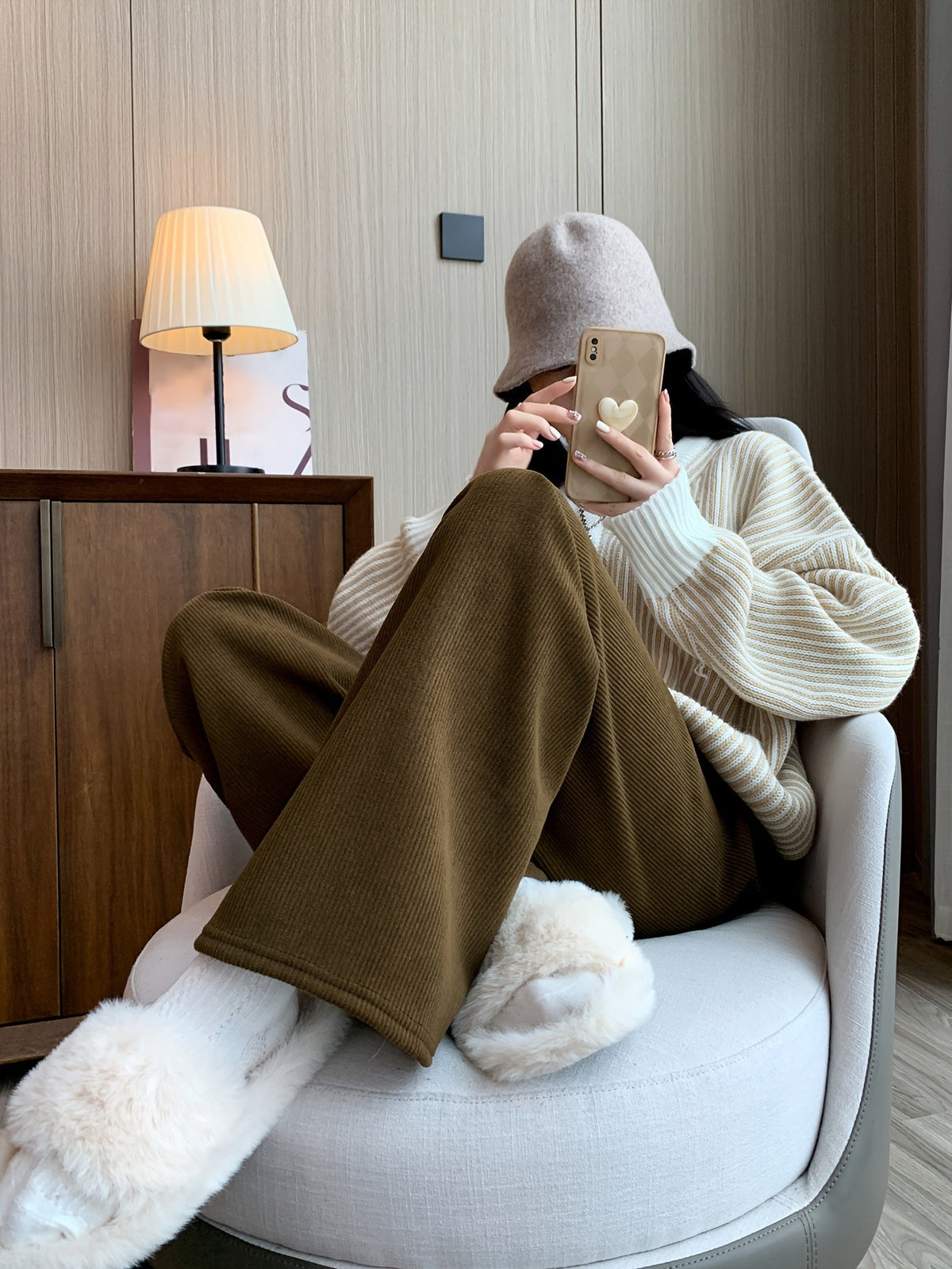 Ruth Cozy Wide-Leg Lounge Pants Women's