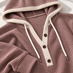 Jesse Bell Waffle Henley Unisex