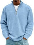 Clarkson New York Calixto Half-Zip Pullover Shape-Retaining Knit