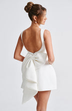 Kylie Women's Structured Wedding Guest Mini Dress Sleeveless
