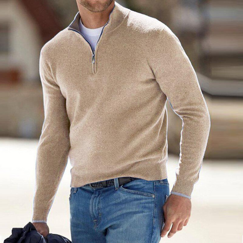 Clarkson New York Harron Half Zip Sweater Men's Premium Knit