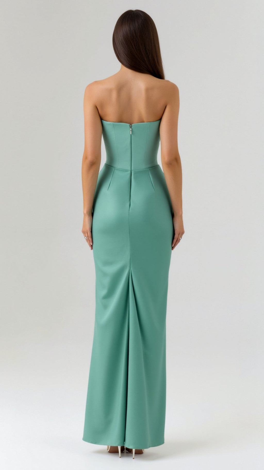 The Hills Nashville Bella Strapless Wedding Guest Column Maxi Dress