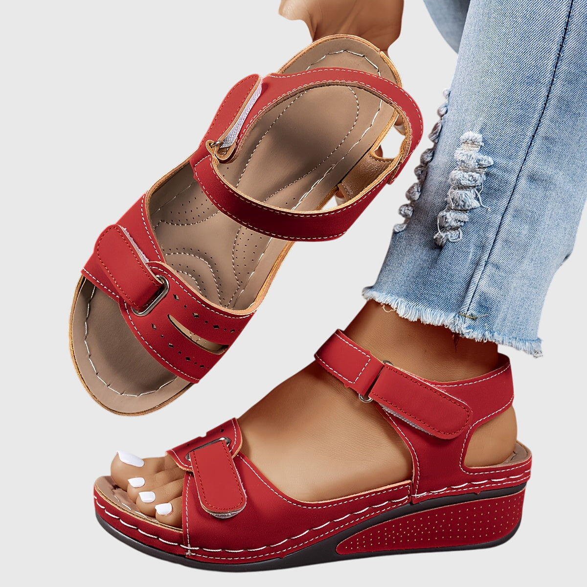 Crystal Orthopedic Women's Sandals Comfortable Arch Support