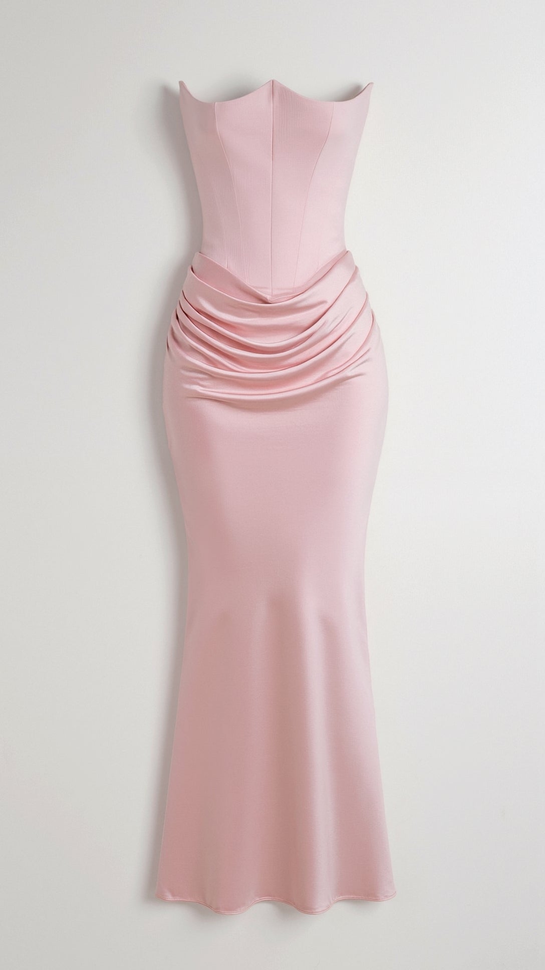The Hills Nashville Bella Strapless Wedding Guest Column Maxi Dress