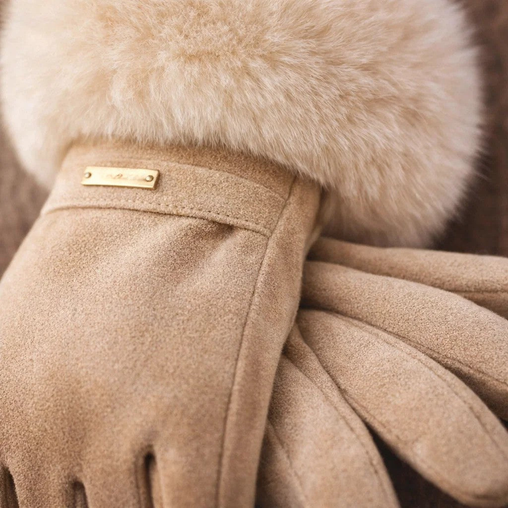 Amira Fur Gloves Women's