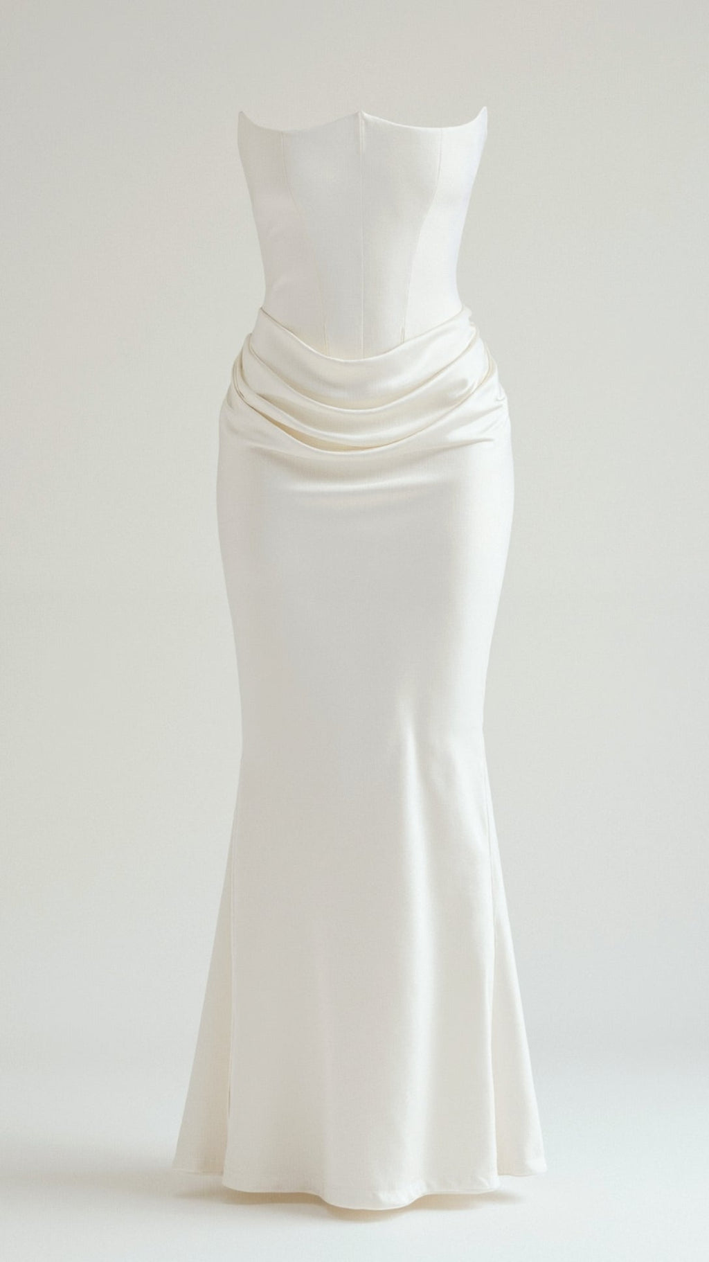 The Hills Nashville Bella Strapless Wedding Guest Column Maxi Dress