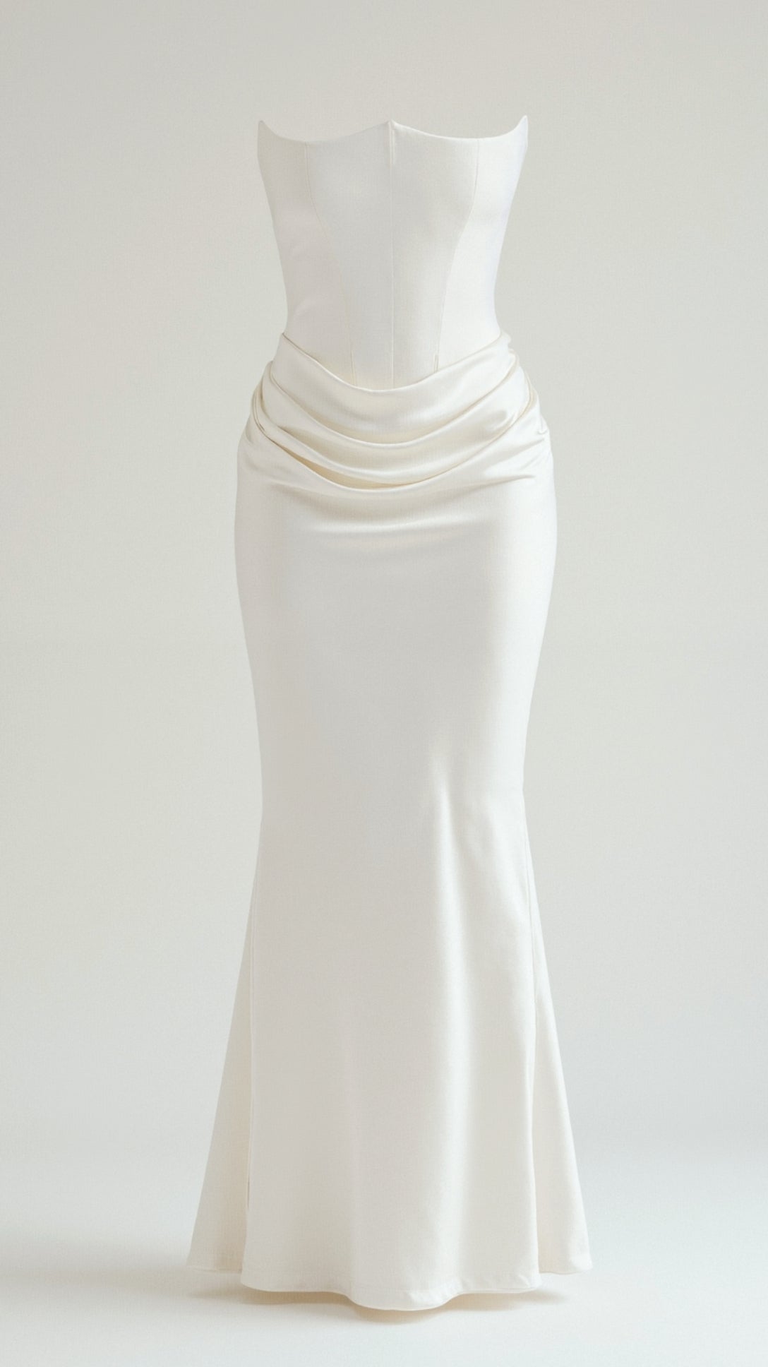 The Hills Nashville Bella Strapless Wedding Guest Column Maxi Dress