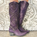 The Hills Nashville Riloh Orthopedic Knee-High Boots Pointed Toe Block Heel
