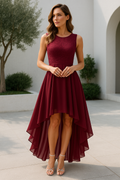 The Hills Nashville Kaitlyn Women's Wedding Guest High-Low Midi Dress