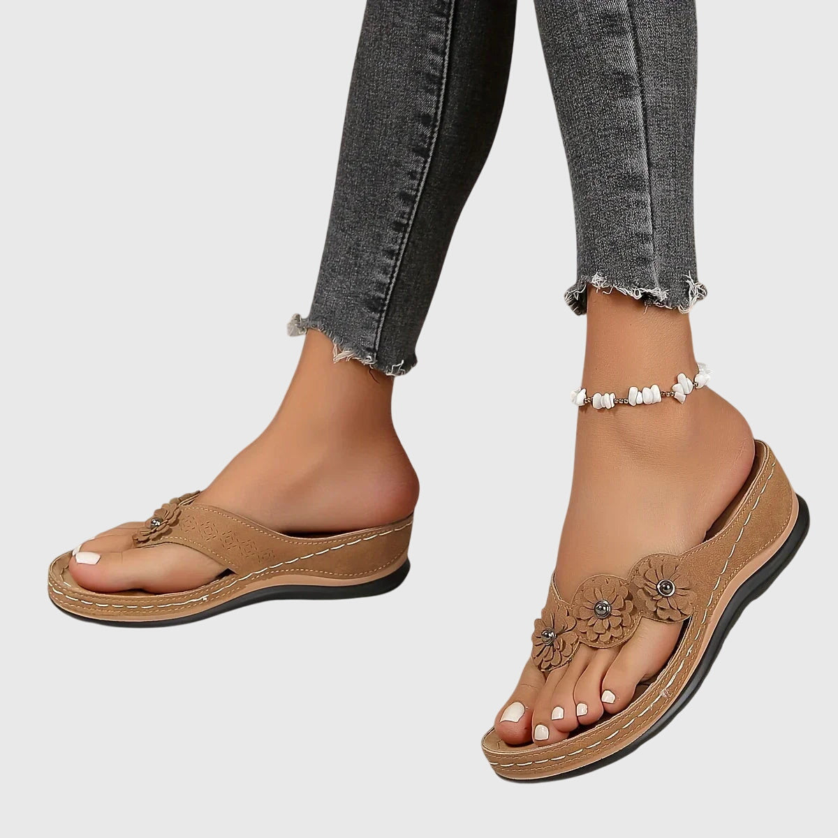 The Hills Nashville Alexis Women's Orthopedic Flip Flops Arch Support
