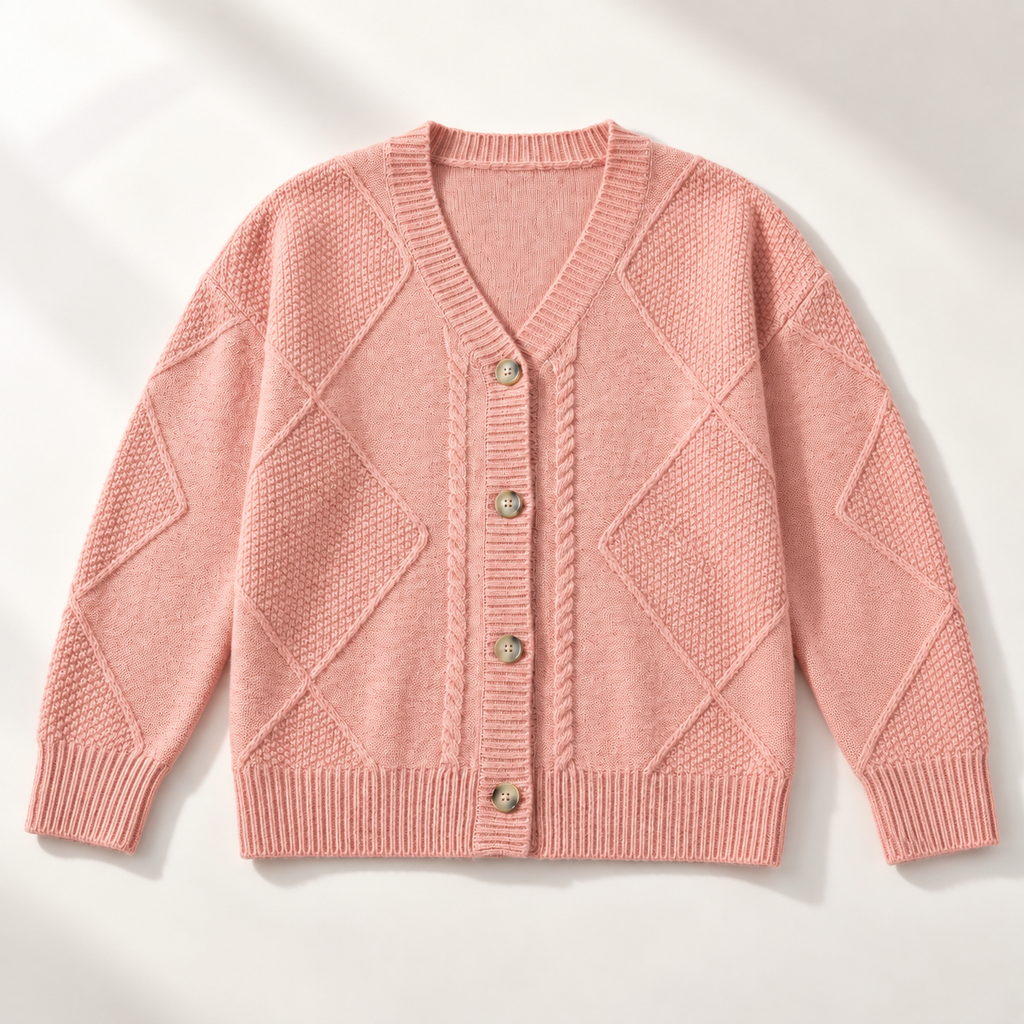 Frances Cable Button Cardigan Women's