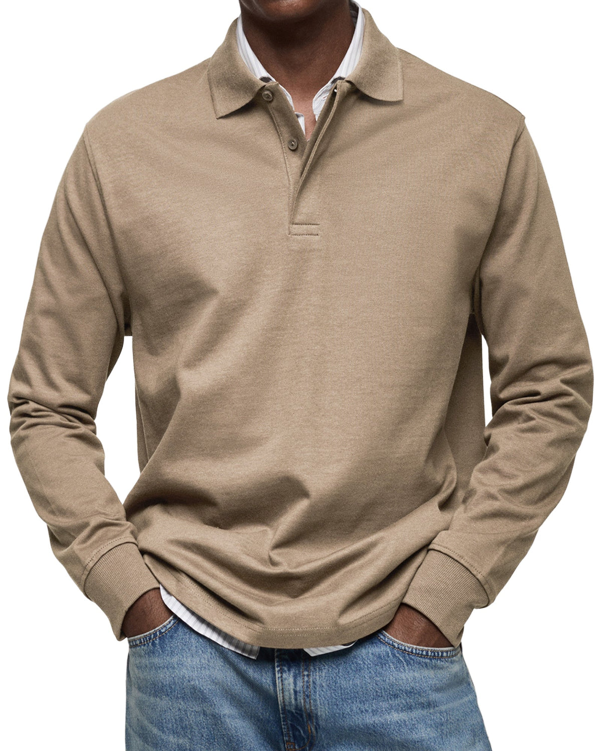 Clarkson New York Wilson Classic Long Sleeve Polo Shirt