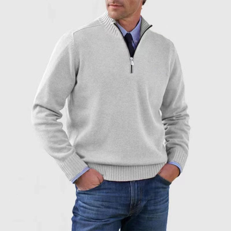 Clarkson New York Phalen Classic Half Zip Sweater