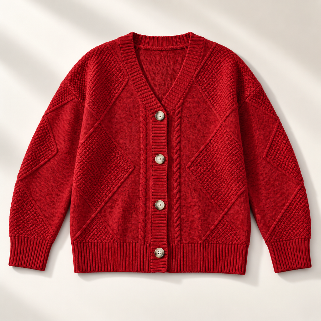 Frances Cable Button Cardigan Women's