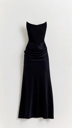 The Hills Nashville Bella Strapless Wedding Guest Column Maxi Dress