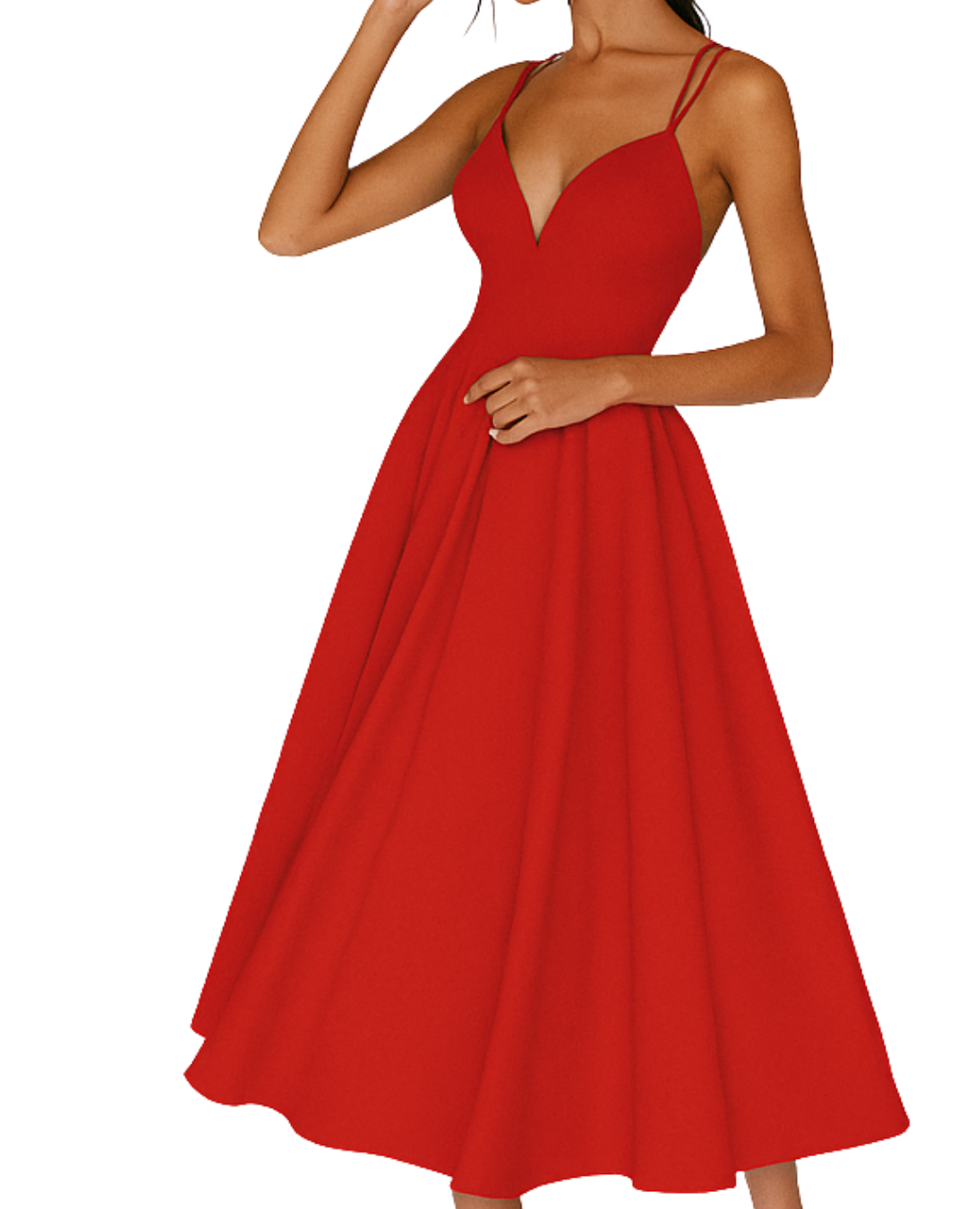 The Hills Nashville Daisy Women Wedding Guest Strappy Midi Dress