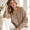 Frances Cable Button Cardigan Women's