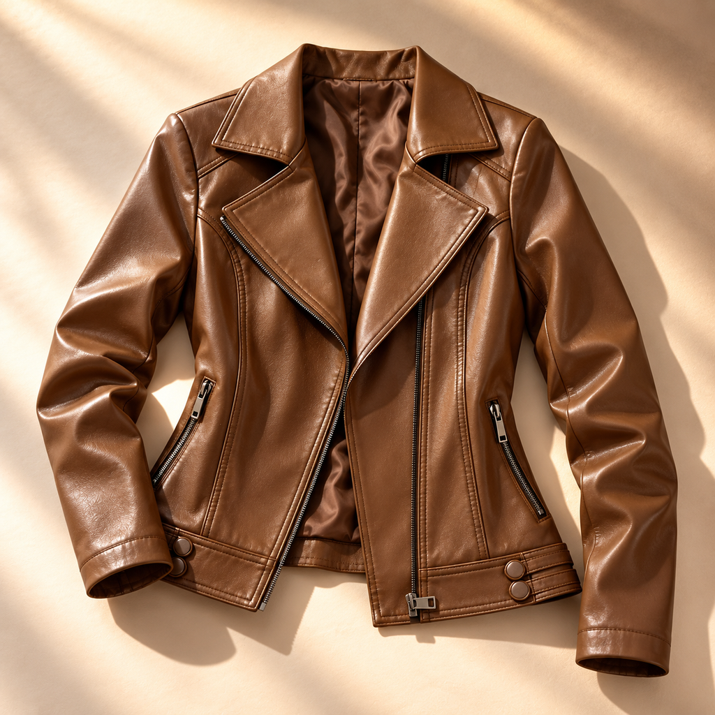 Francesca Lapel Moto Jacket Women's