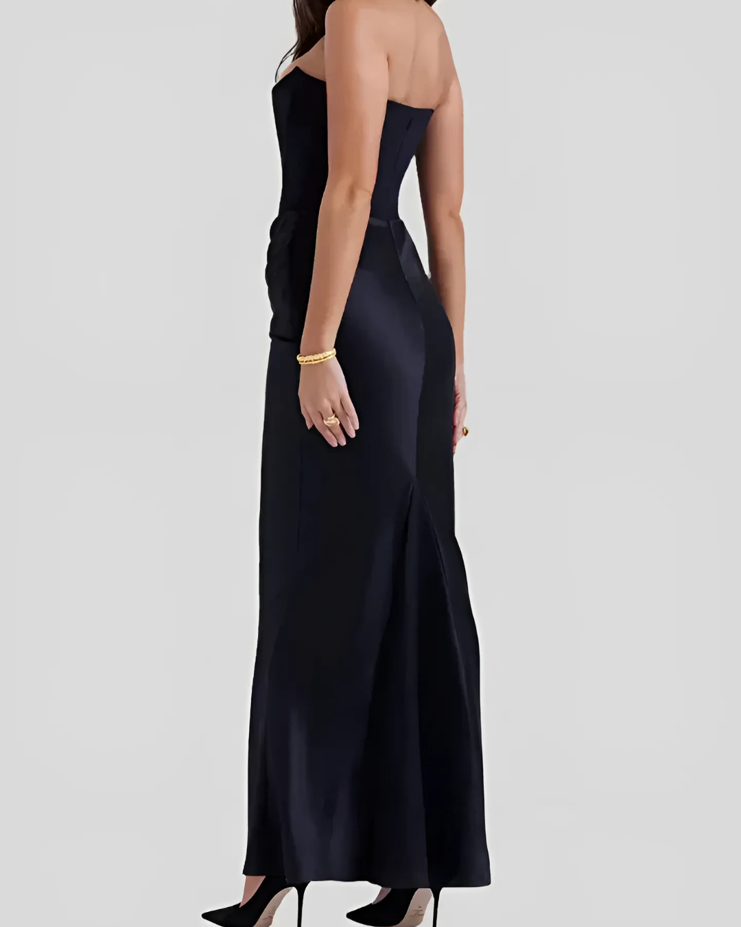 The Hills Nashville Claire Women's Wedding Guest Draped Maxi Dress