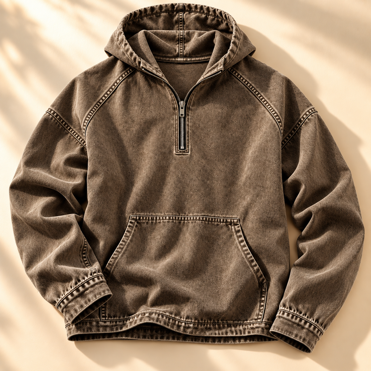 Jacob Washed Zip Hoodie Men's
