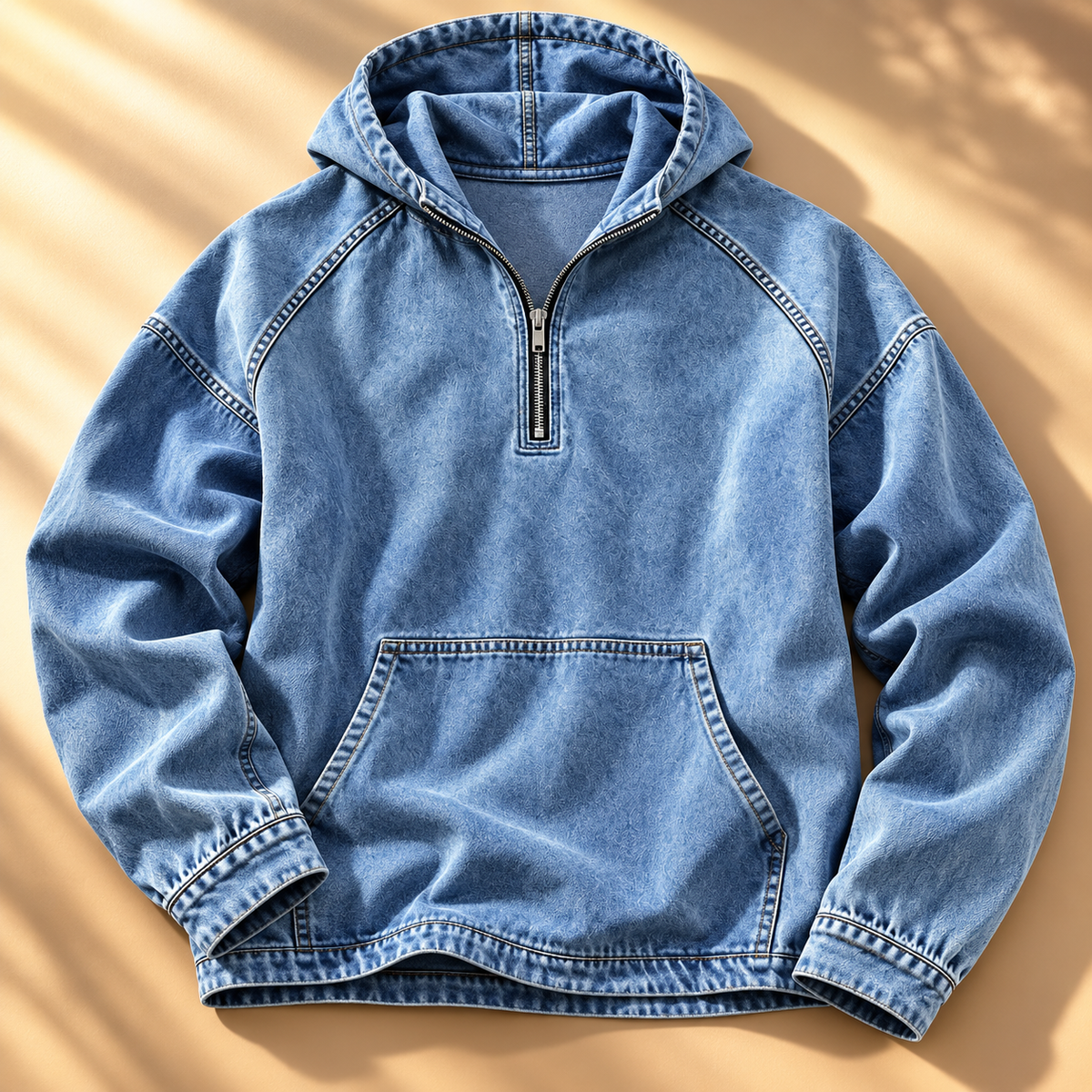 Jacob Washed Zip Hoodie Men's