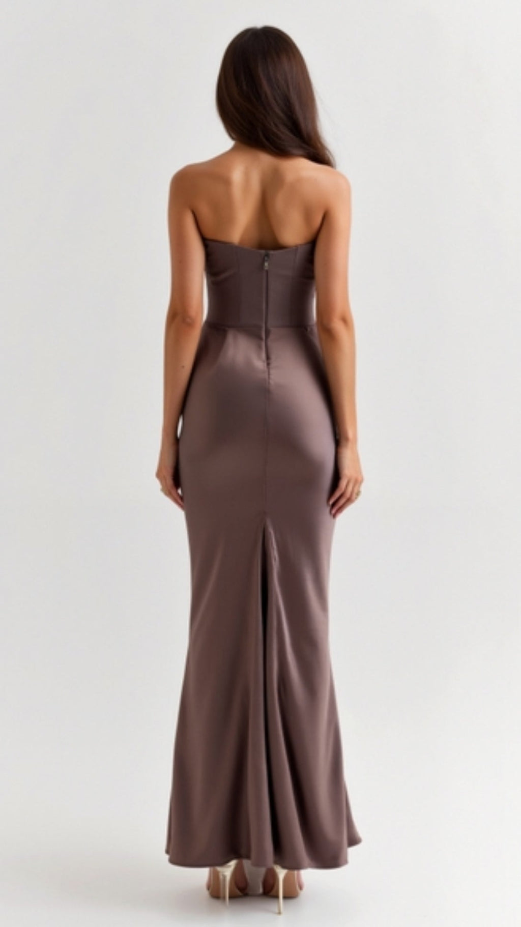 The Hills Nashville Bella Strapless Wedding Guest Column Maxi Dress