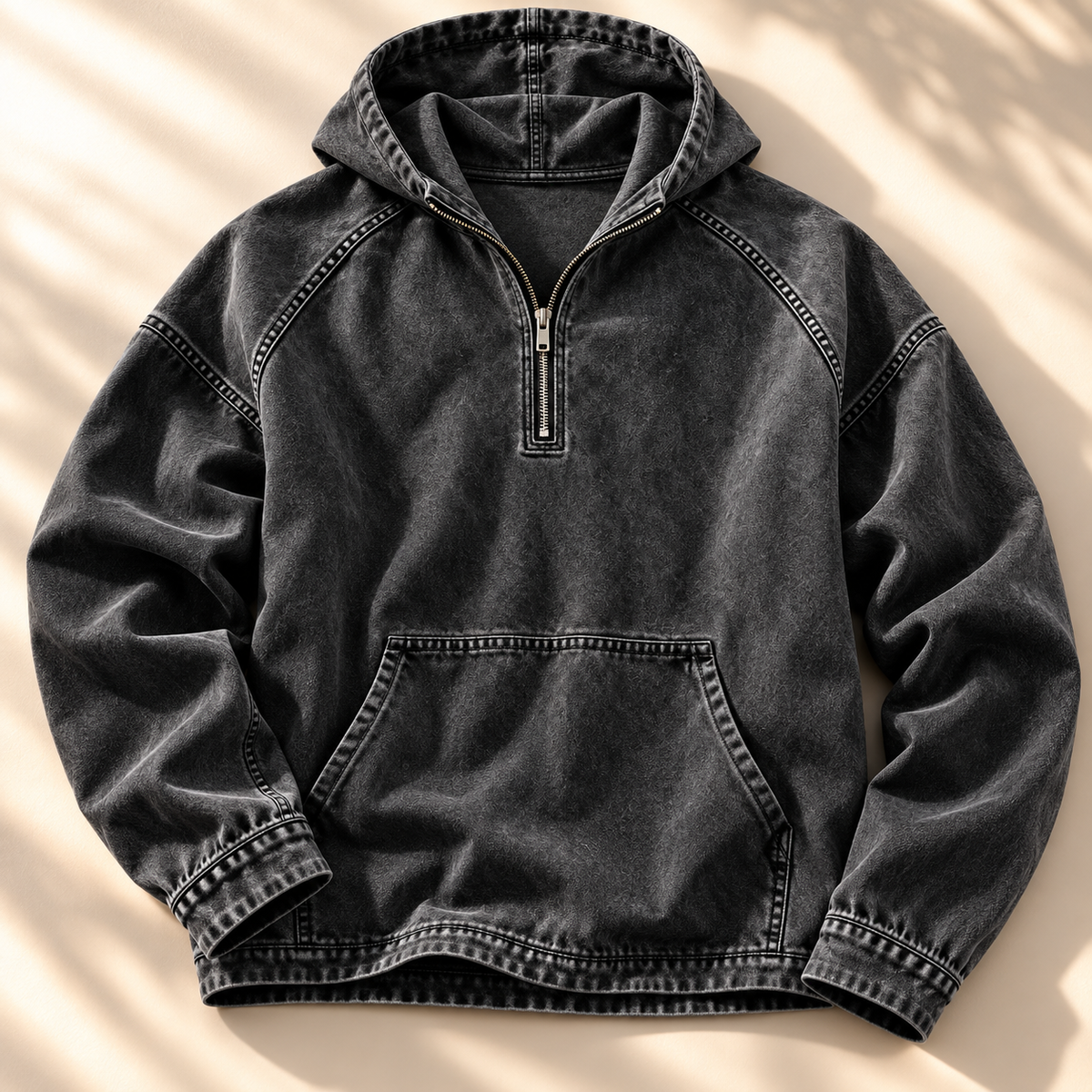 Jacob Washed Zip Hoodie Men's
