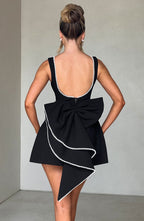 Kylie Women's Structured Wedding Guest Mini Dress Sleeveless