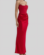 The Hills Nashville Claire Women's Wedding Guest Draped Maxi Dress