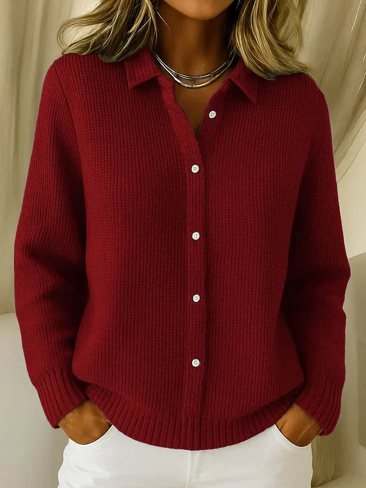 Harper & Wells Harlow Elegant Cozy Knit Button-Front Cardigan