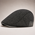 Thornton Herringbone Driving Cap Men's