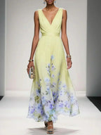 The Hills Nashville Isabella Women's Floral Print Wedding Guest Dress