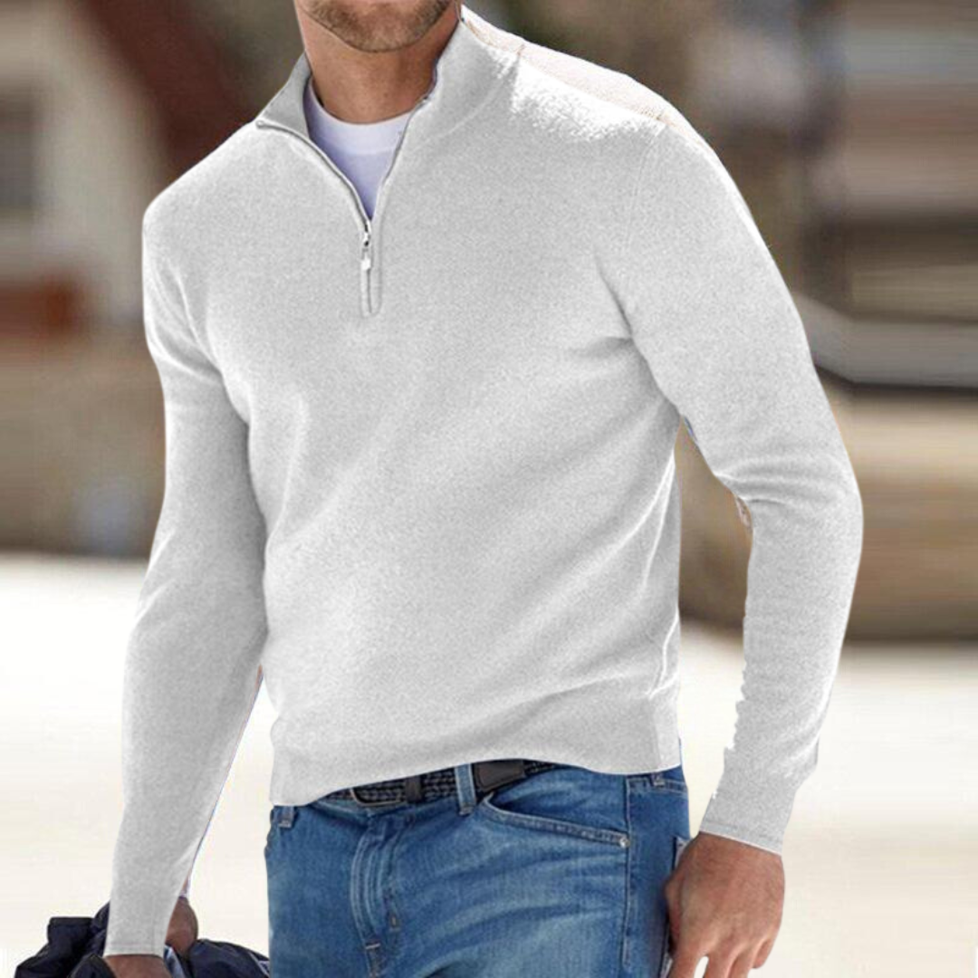 Clarkson New York Harron Half Zip Sweater Men's Premium Knit