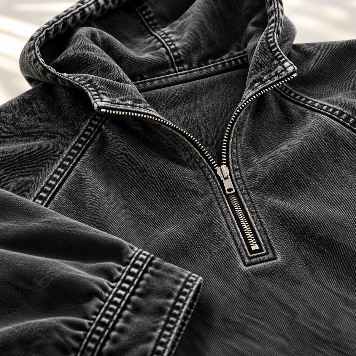 Jacob Washed Zip Hoodie Men's
