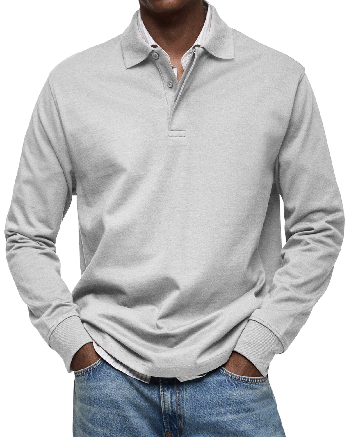 Clarkson New York Wilson Classic Long Sleeve Polo Shirt