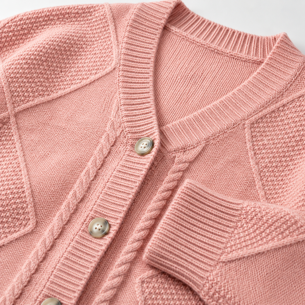 Frances Cable Button Cardigan Women's
