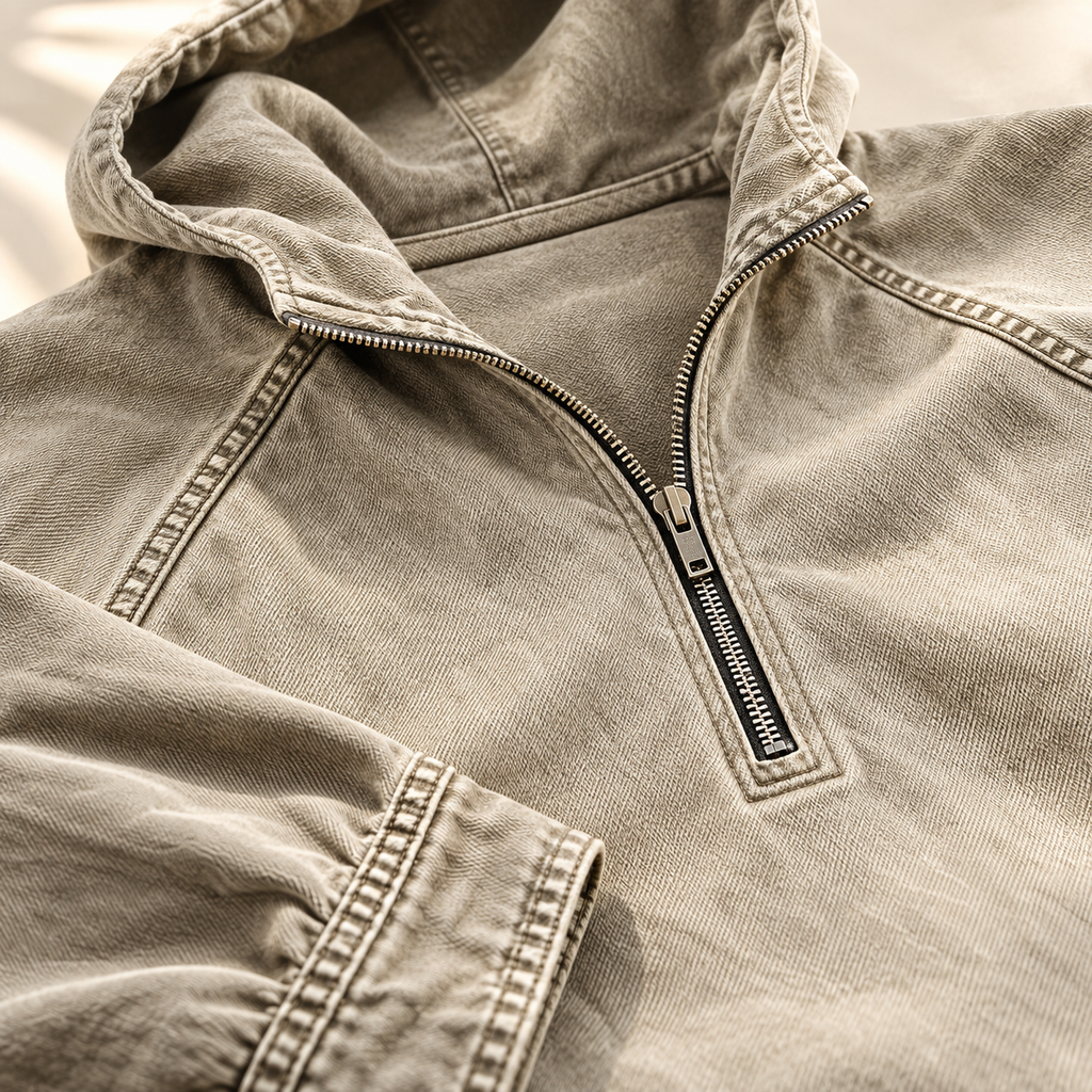 Jacob Washed Zip Hoodie Men's