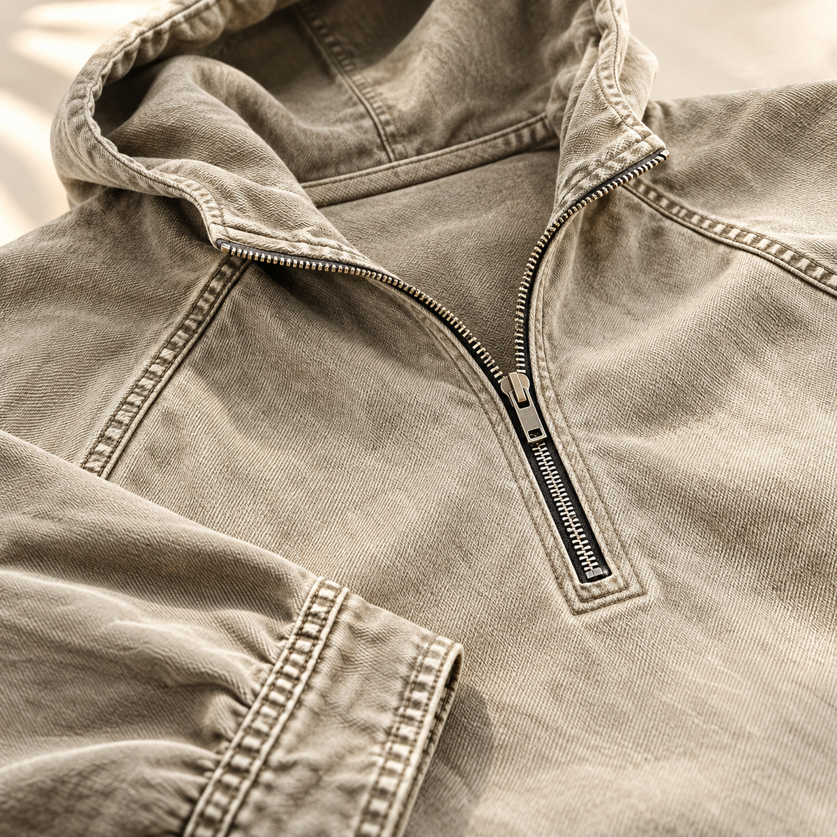 Jacob Washed Zip Hoodie Men's