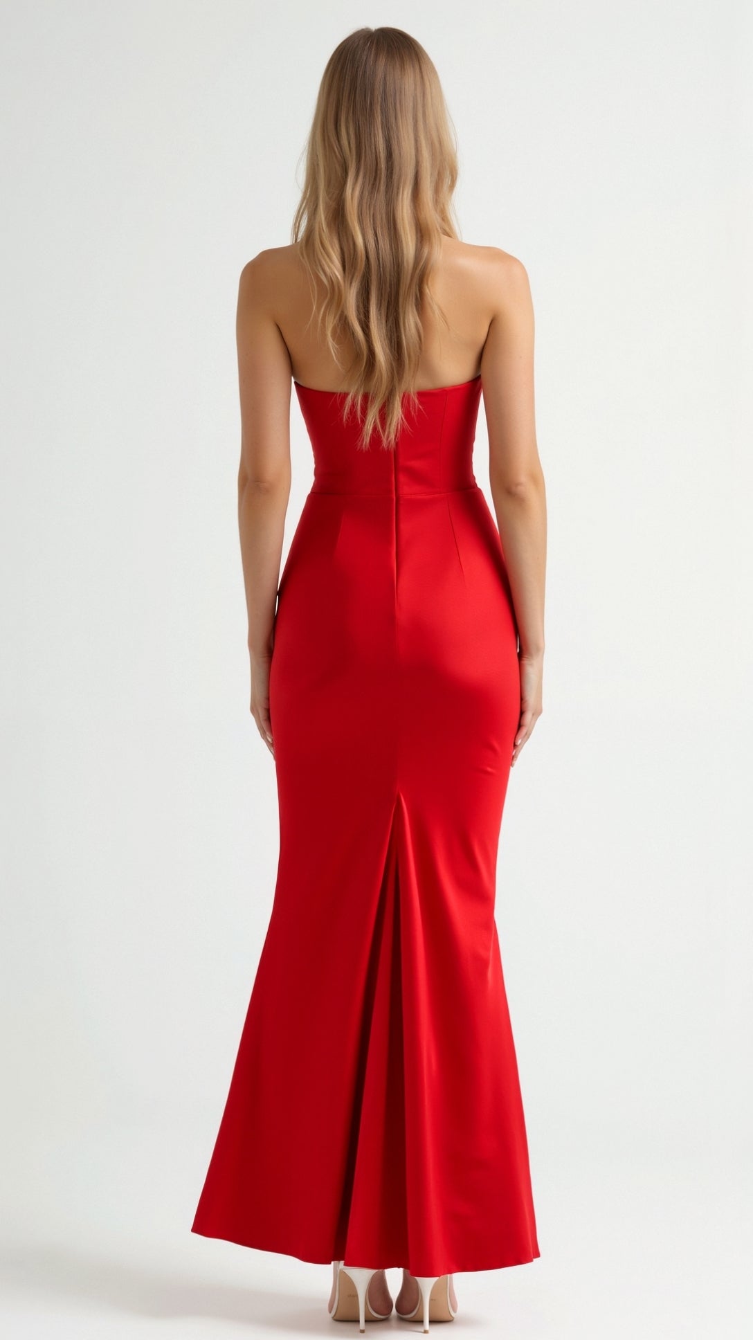The Hills Nashville Bella Strapless Wedding Guest Column Maxi Dress