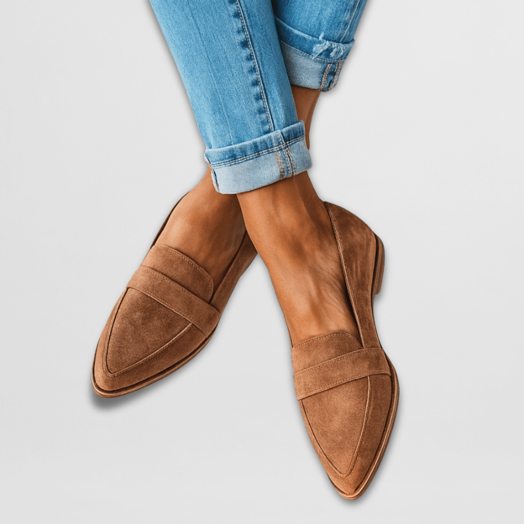 The Hills Nashville Helen Women's Orthopedic Soft Suede Loafers