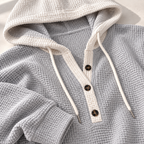 Jesse Bell Waffle Henley Unisex