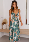 The Hills Nashville Faith Women's Printed Maxi Dress Green