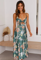 The Hills Nashville Faith Women's Printed Maxi Dress Green