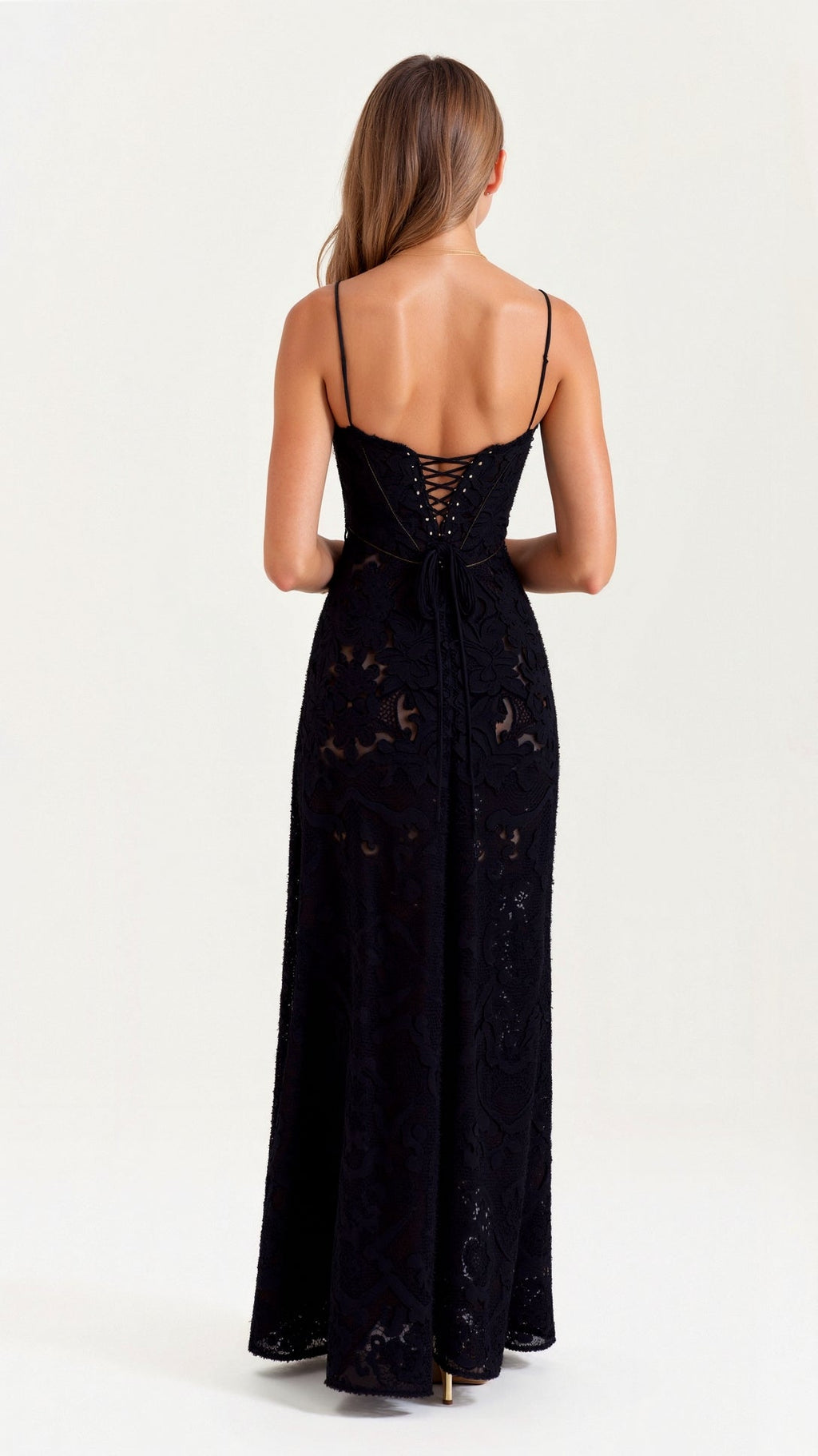 Lauren Women's Wedding Guest Bustier Maxi Dress
