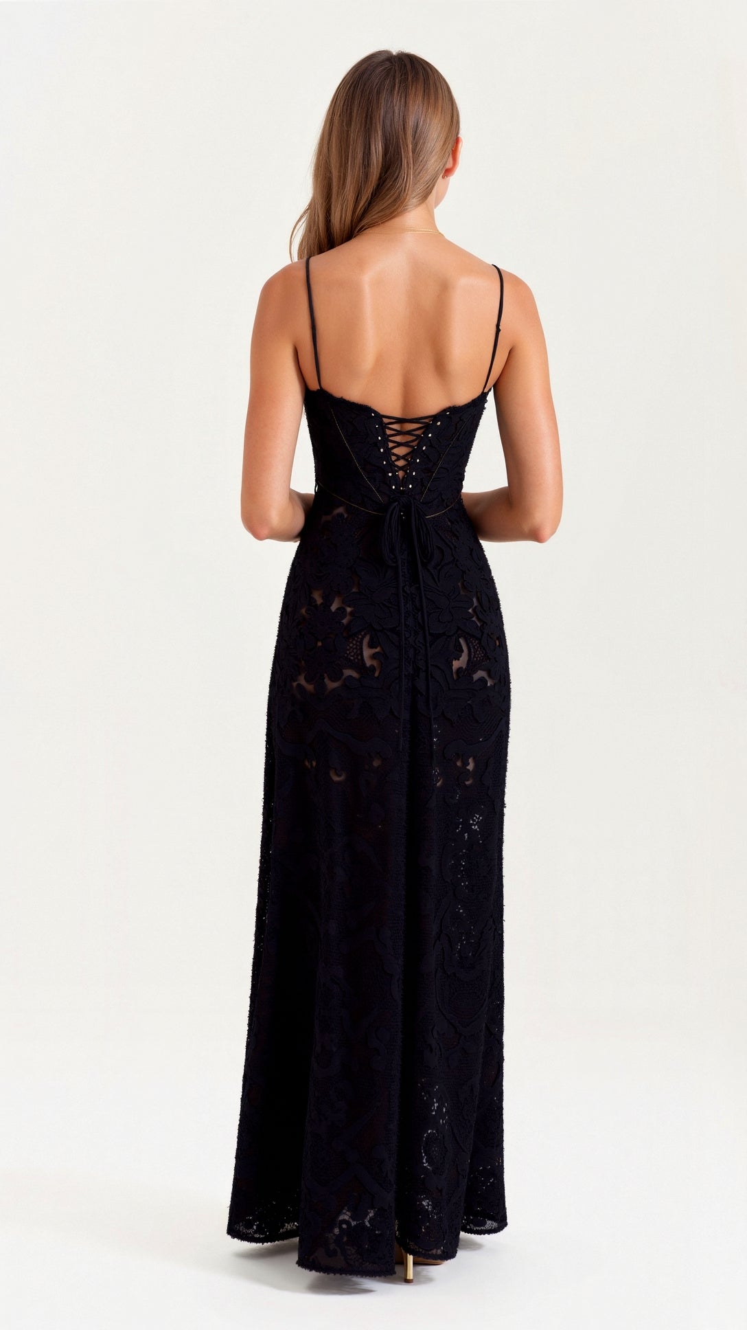 Lauren Women's Wedding Guest Bustier Maxi Dress