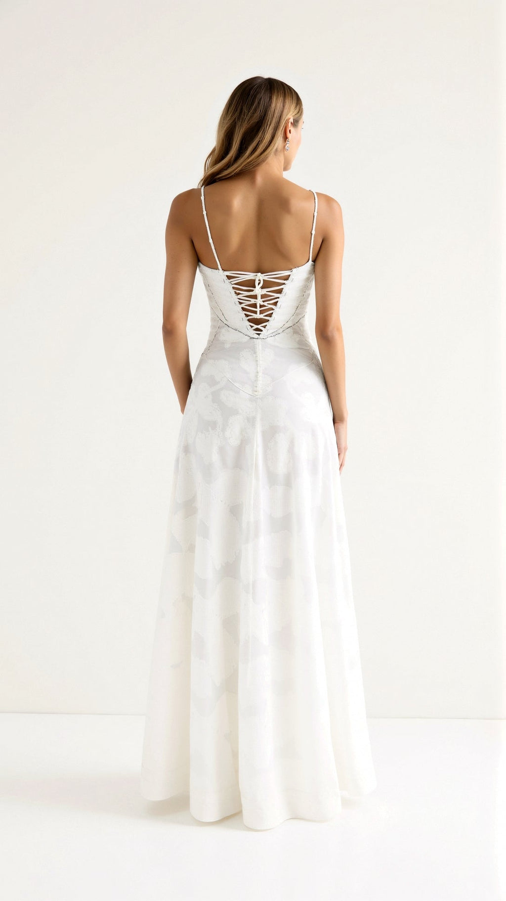 Lauren Women's Wedding Guest Bustier Maxi Dress