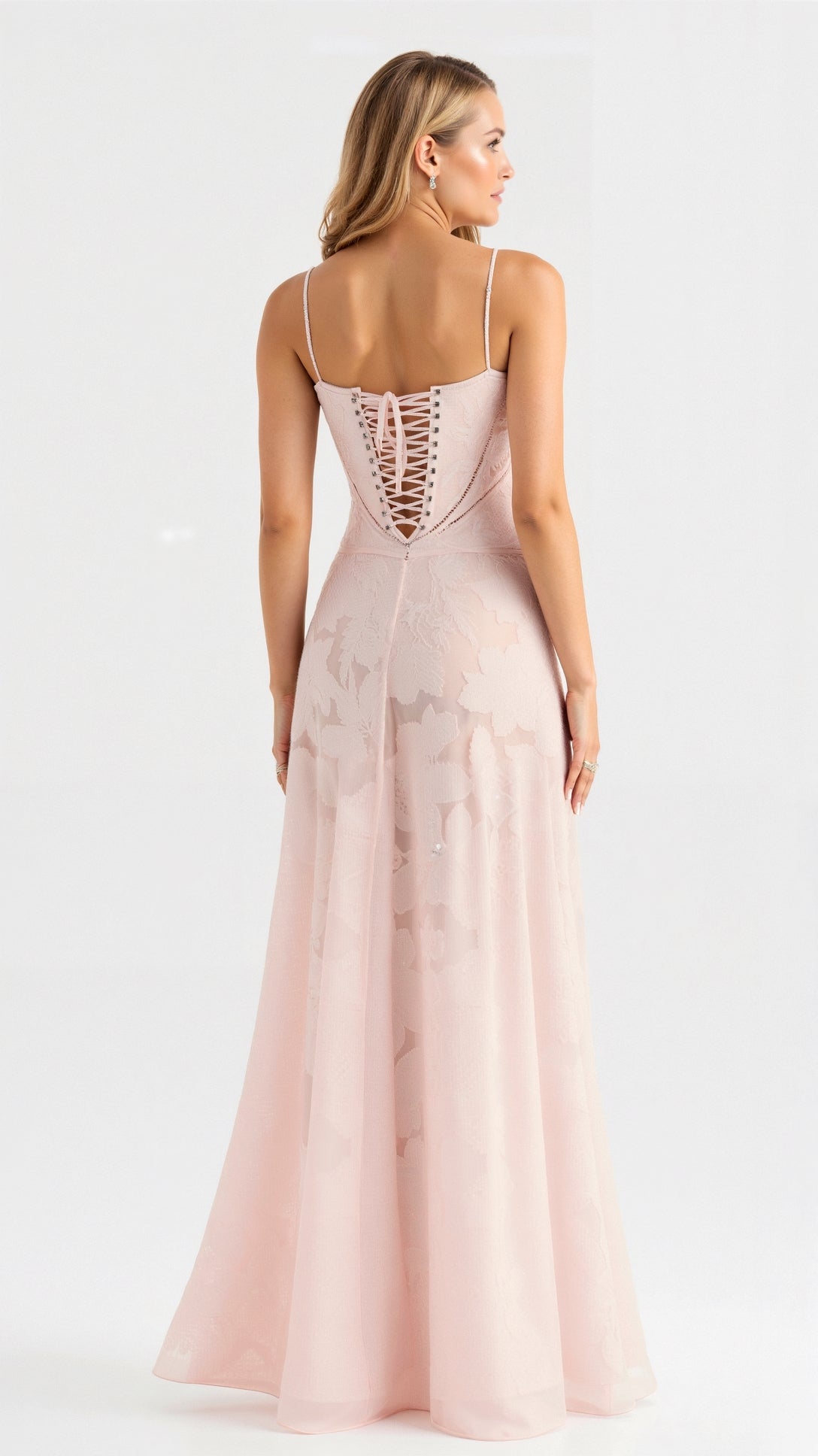 Lauren Women's Wedding Guest Bustier Maxi Dress