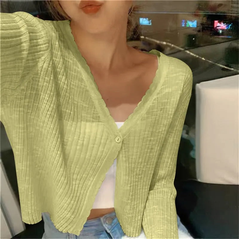Riverstone Wear Luna Lightweight Summer Knit Cardigan One Size