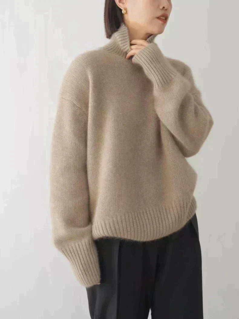 AZZURRA Renelora Turtleneck Sweater Fall Knit Chunky Pullover