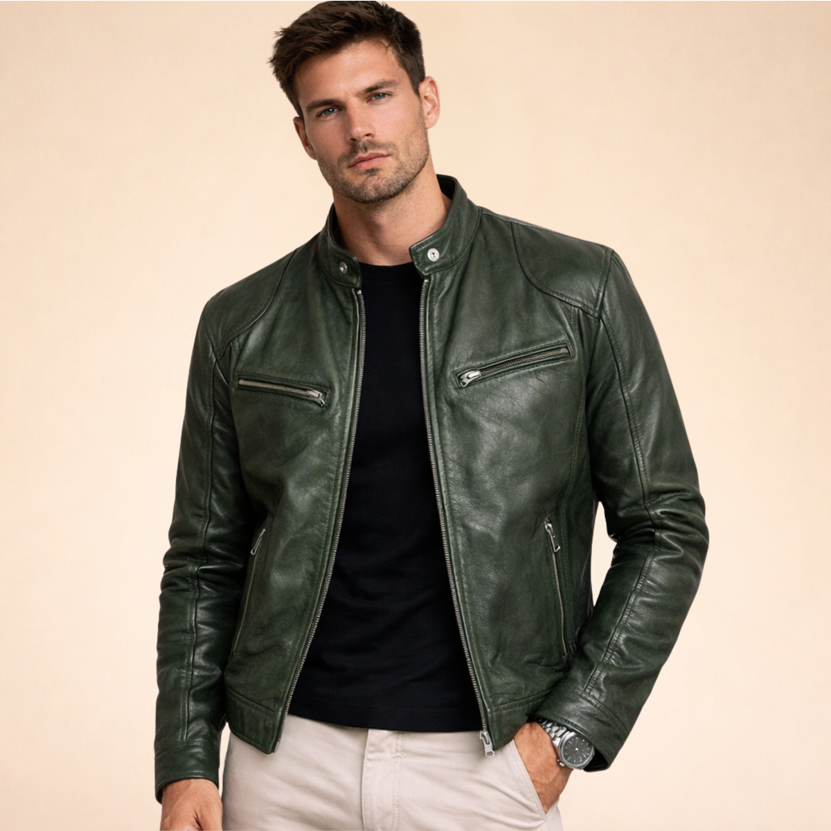 Riverstone Wear Adrian Men's Modern Lightweight Polyester Jacket